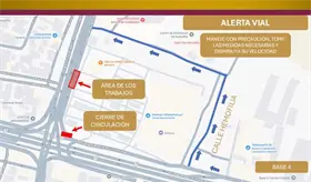 Anuncian cierre vial por adecuación en la salida de la Colonia Magisterial