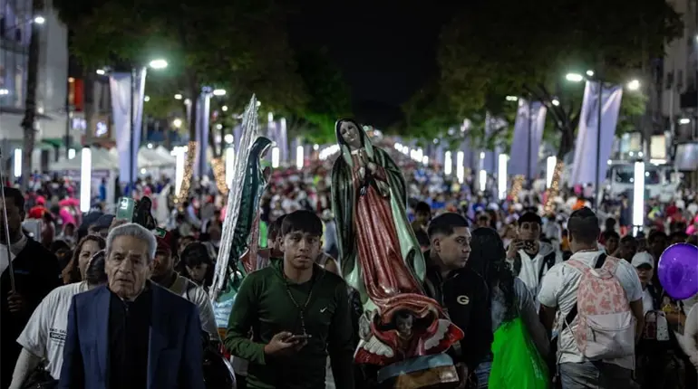 Más de 8 millones de peregrinos visitan a la Virgen de Guadalupe