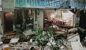 Explota restaurante en Veracruz; 4 personas resultaron heridas