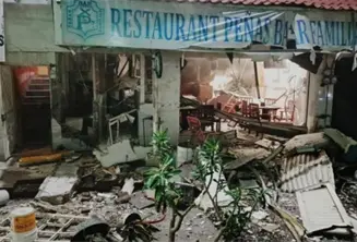 Explota restaurante en Veracruz; 4 personas resultaron heridas