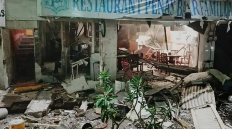 Explota restaurante en Veracruz; 4 personas resultaron heridas