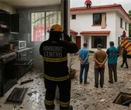 Explosi&oacute;n en residencial de Paseo Usumacinta deja una persona lesionada