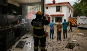 Explosión en residencial de Paseo Usumacinta deja una persona lesionada