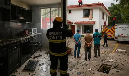 Explosi&oacute;n en residencial de Paseo Usumacinta deja una persona lesionada