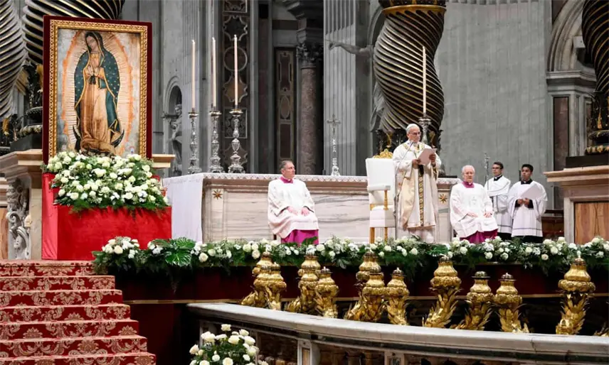Papa pide a la Virgen de Guadalupe "librar" a jóvenes del crimen y las drogas en México