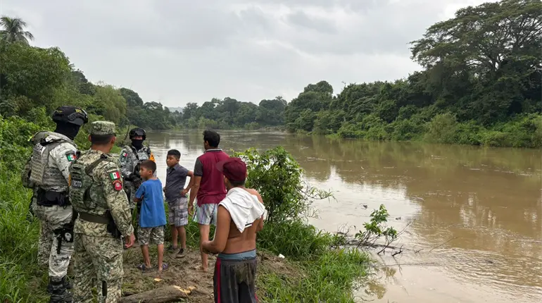 Activan Plan DN-III en 4 municipios de Tabasco ante lluvias y anegaciones