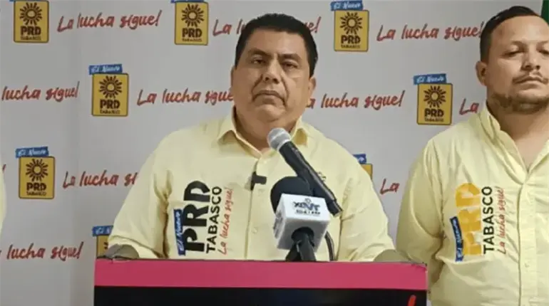 "Se están arrimando a los ganadores": Bracamonte sobre presencia del PRD Tabasco en informe de Yolanda Osuna
