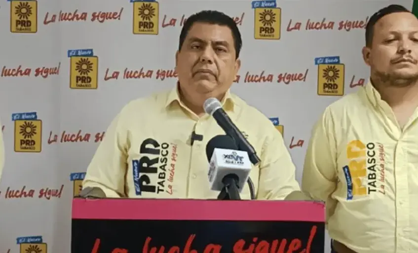 "Se están arrimando a los ganadores": Bracamonte sobre presencia del PRD Tabasco en informe de Yolanda Osuna