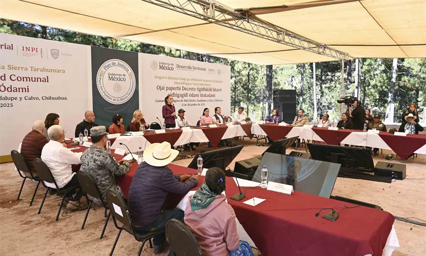 Entrega Gobierno de México más de 3 mil hectáreas a pueblos de la Sierra Tarahumara