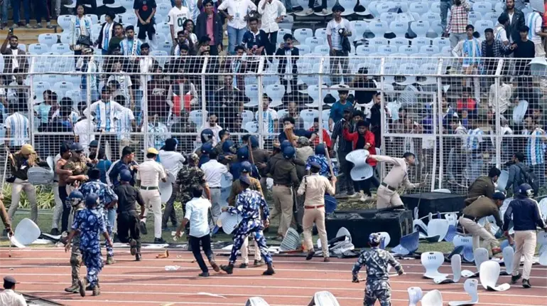 Visita de Messi a India termina con disturbios