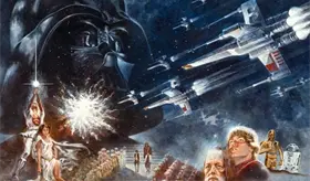 Subastan en 3.875 mdd pintura original del ic&oacute;nico cartel de Star Wars