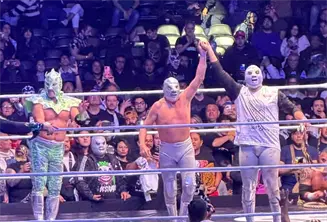 Hijo del Santo se despide de los cuadril&aacute;teros con victoria