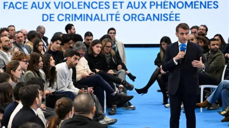Macron impulsar&aacute; la "guerra" contra narcotraficantes tras homicidios en Marsella