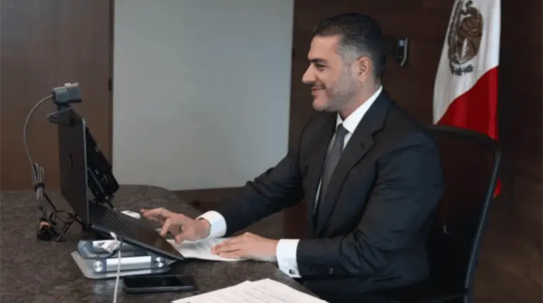 Sostiene Harfuch llamada sobre el fortalecimiento de la seguridad con su hom&oacute;logo canadiense