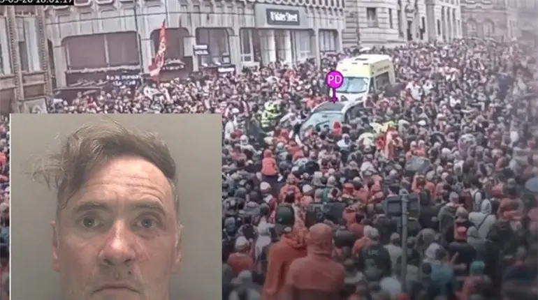 Sentencian a 21 a&ntilde;os de prisi&oacute;n a autor de atropellamiento masivo en Liverpool