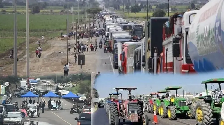 Amagan agricultores y transportistas con nuevos bloqueos en carreteras para este mi&eacute;rcoles