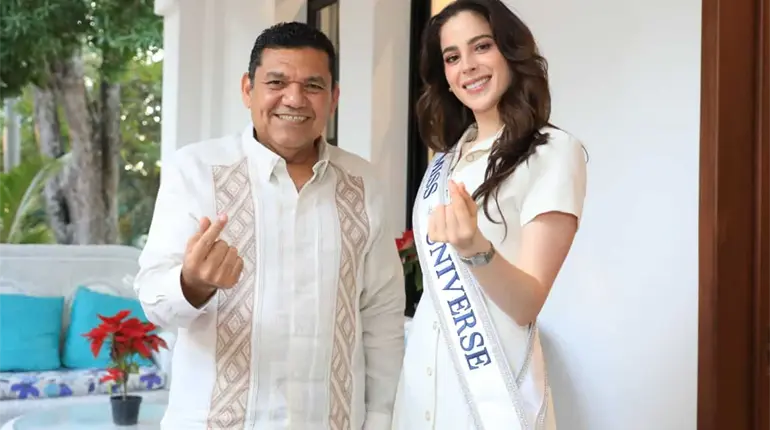 F&aacute;tima Bosch se re&uacute;ne con el gobernador Javier May en su visita a Tabasco