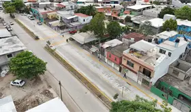 Inaugura Osuna calles y drenaje en la colonia Vicente Guerrero