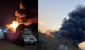 Se quema bodega con 400 toneladas de unicel en Tehuantepec, Oaxaca