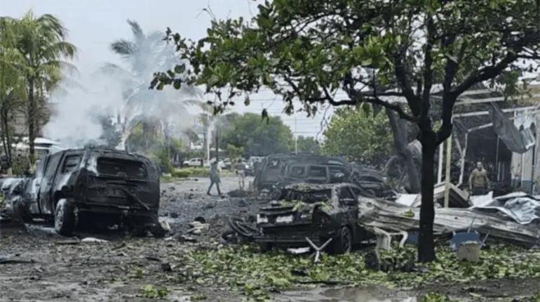 Coche bomba fue activado con dispositivo a larga distancia: FGE Michoac&aacute;n