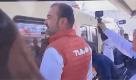&iexcl;Se le va el tren! Alcalde de Tlajomulco se pierde recorrido de inauguraci&oacute;n de la L&iacute;nea 4 del municipio