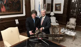 Milei se re&uacute;ne con el presidente electo de Chile, Jos&eacute; Antonio Kast