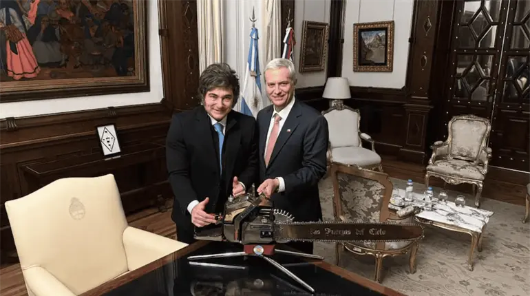 Milei se re&uacute;ne con el presidente electo de Chile, Jos&eacute; Antonio Kast