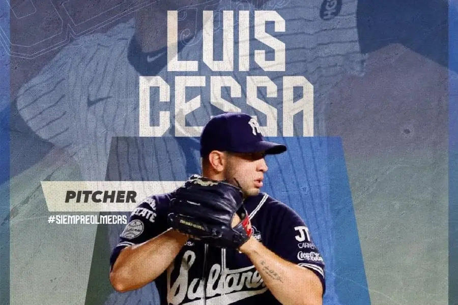 Luis Cessa llega a reforzar staff de abridores de Olmecas de Tabasco Luis Cessa llega a reforzar staff de abridores de Olmecas de Tabasco