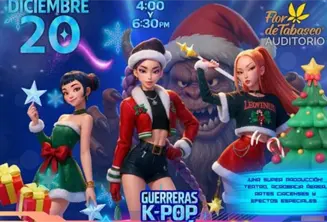 Guerreras K-Pop tendr&aacute;n &acute;Misi&oacute;n Navidad&acute; en Villahermosa