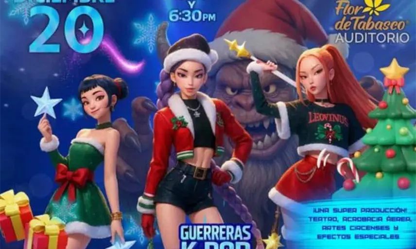 Guerreras K-Pop tendrán ´Misión Navidad´ en Villahermosa