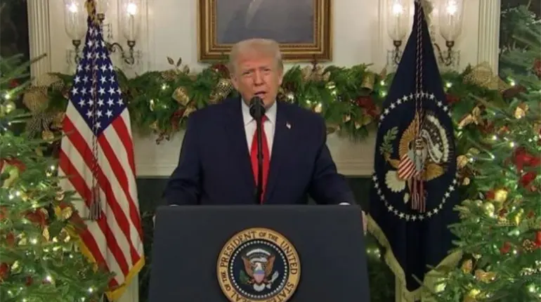 Trump anuncia "dividendo especial" de mil 776 d&oacute;lares para m&aacute;s de un mill&oacute;n de militares estadounidenses