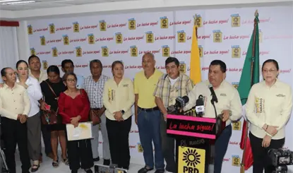 Falso que Morena se vaya a llevar carro completo en 2027: PRD Tabasco