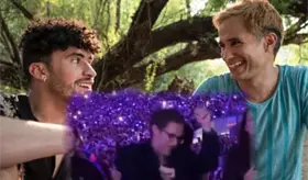 "Amor es Perreo": Gael Garc&iacute;a "saca los prohibidos" en concierto de Bad Bunny