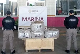 Marina asegura en puerto de Veracruz 96 kilos de droga conocida como DMT