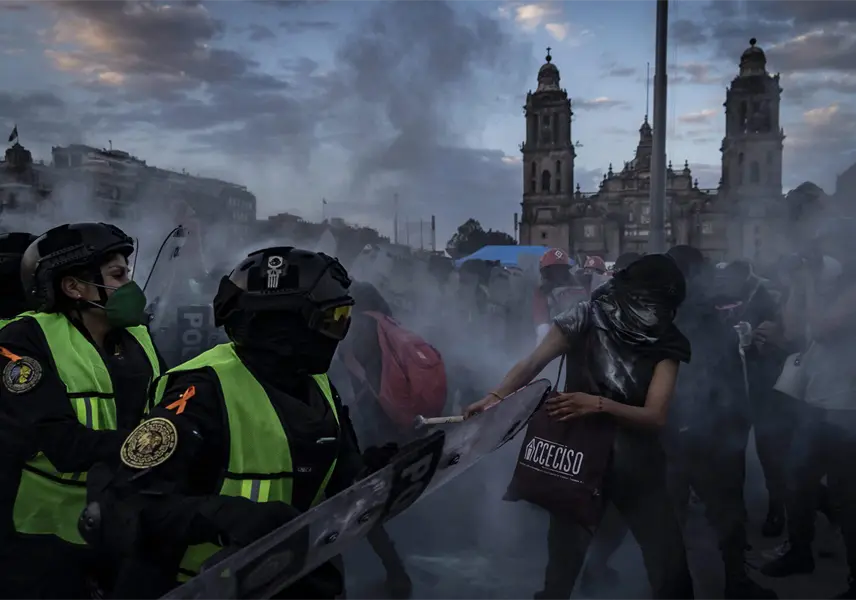 Acusa Amnistía Internacional represión en 14 estados de México en protestas pacíficas Acusa Amnistía Internacional represión en 14 estados de México en protestas pacíficas