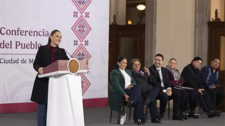 Bienestar del pueblo principal deseo de Sheinbaum para 2026