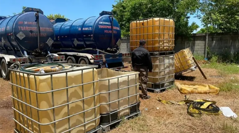 Hidalgo cierra el a&ntilde;o con 2 millones de litros de "huachicol" asegurados