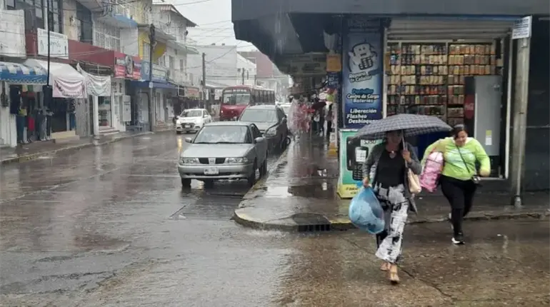 Prev&eacute; Conagua lluvias fuertes de hasta 75 mm este domingo para Tabasco
