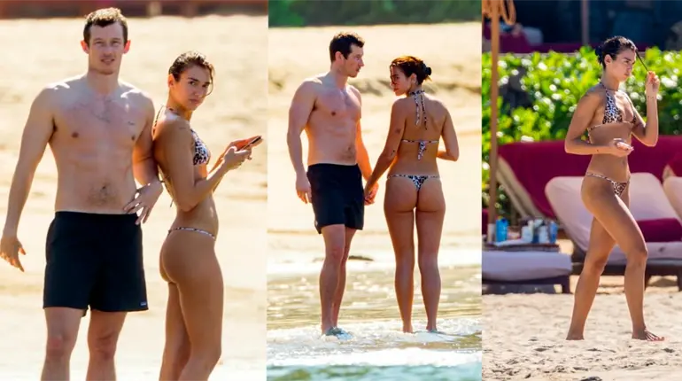 Dua Lipa descansa en playas mexicanas junto al actor Callum Turner