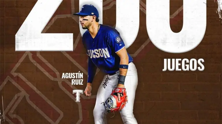 Agust&iacute;n Ruiz alcanza los 200 juegos en Liga Mexicana del Pac&iacute;fico