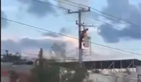 Termina electrocutado cuando hu&iacute;a de la polic&iacute;a en Nuevo Le&oacute;n