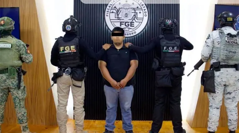 Capturan a presunto implicado en homicidio de funcionario del IMSS-Bienestar en Guerrero