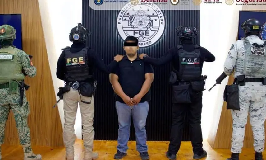 Detienen a presunto implicado en homicidio de funcionario del IMSS-Bienestar en Guerrero