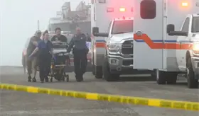 Aumenta a 6 v&iacute;ctimas por accidente de aeronave naval en Galveston