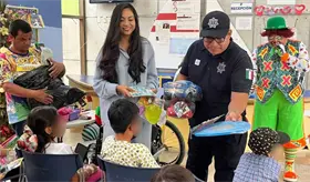 SSPC lleva alegr&iacute;a a menores del Hospital del Ni&ntilde;o