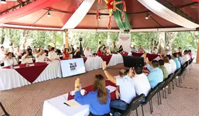 Firman gobierno y ayuntamientos Convenio &Uacute;nico de Desarrollo Municipal 2024-2027