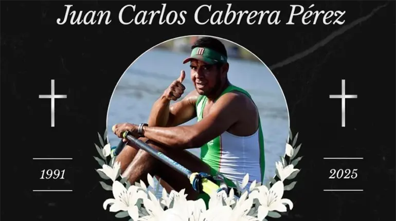 Fallece a los 34 a&ntilde;os remero ol&iacute;mpico mexicano, Juan Carlos Cabrera