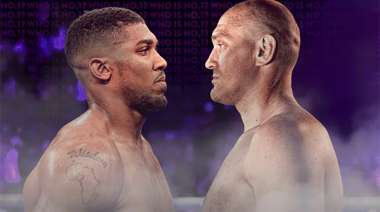Anthony Joshua reta a Tyson Fury tras vencer a Jake Paul