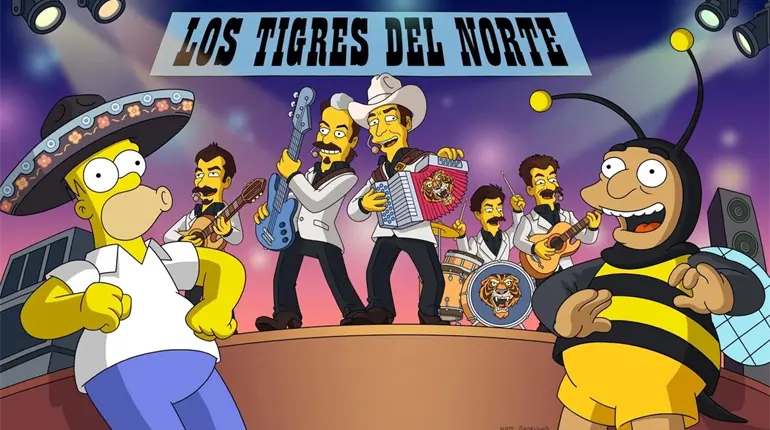 &iexcl;Ay, caramba! Los Tigres del Norte aparecer&aacute;n en cap&iacute;tulo de Los Simpson
