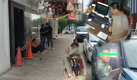 Detienen a se&ntilde;alado de robo y actos vand&aacute;licos a negocios en Plaza Olmeca